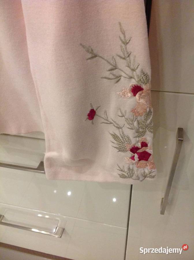 Sweter Damski Per una MS 46 XXL Haft j Nowy