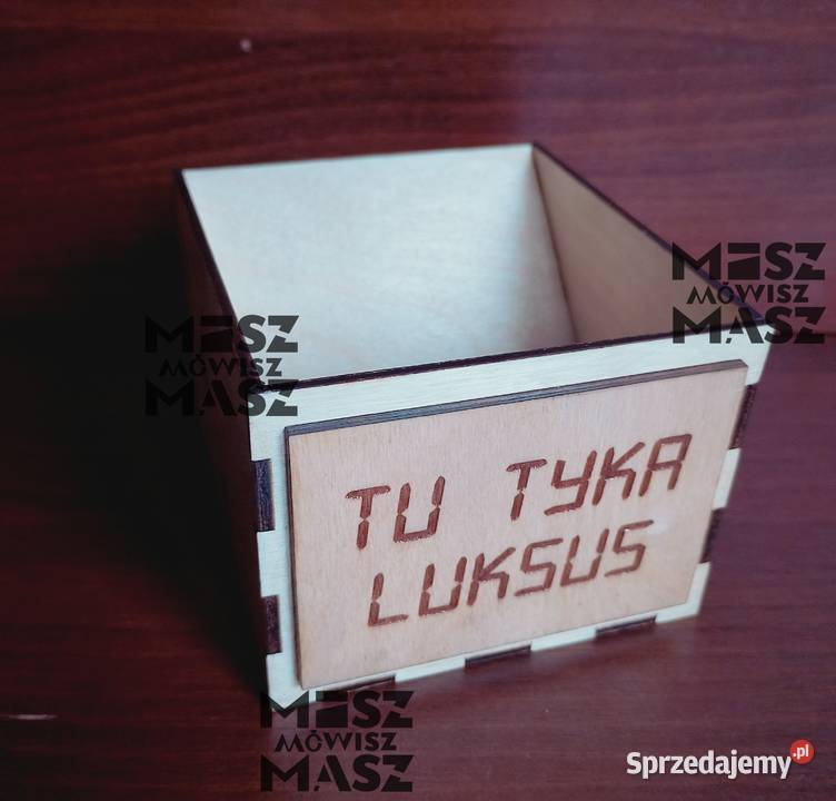 Szkatułkaorganizer pudełko na zegarek 1x1 grawer Rękodzieło Inowrocław