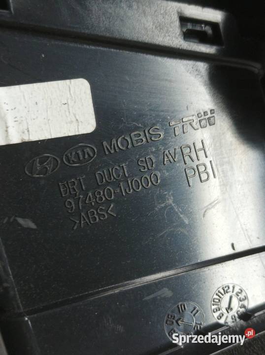 KRATKI NAWIEWU ŚRODKOWA LEWA PRAWA KOMPLET osobowe świętokrzyskie