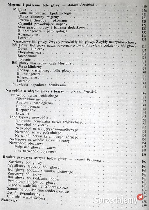 Ostre bóle głowy Antoni Prusiński Pozostałe sprzedam
