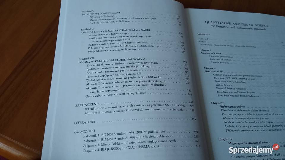 Badania ilościowe nauki Irena ISBN 9788392708247 Gdańsk