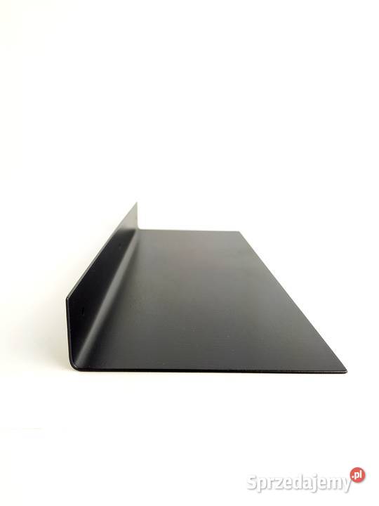Półka metalowa czarna wisząca 40 loftowa 4.5cm Kraków