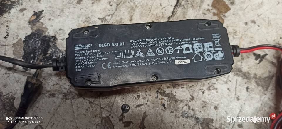 Prostownik 12v Biała