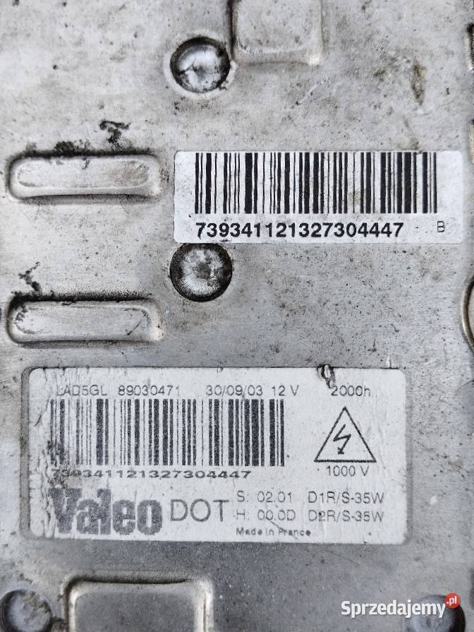 Przetwornica lampy Xenon Valeo 89030471 Łódź