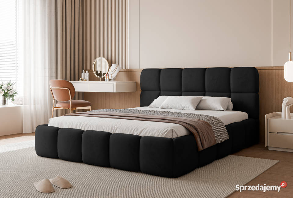 Łóżko tapicerowane z pojemnikiem Cloud różne Tarchały Małe