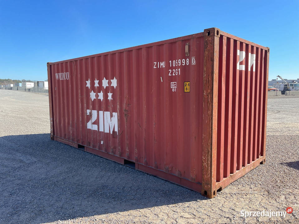 Kontener morski 20DV 6 metrów używany małopolskie