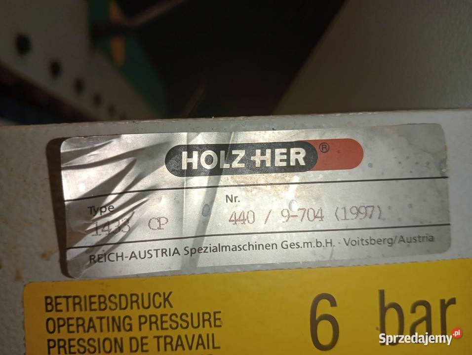 Okleiniarka HolzHer 1402 TRIM Wejherowo sprzedam