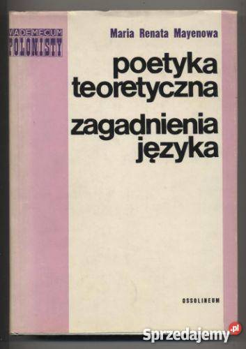Poetyka teoretycznaZagadnienia języka zachodniopomorskie Szczecin