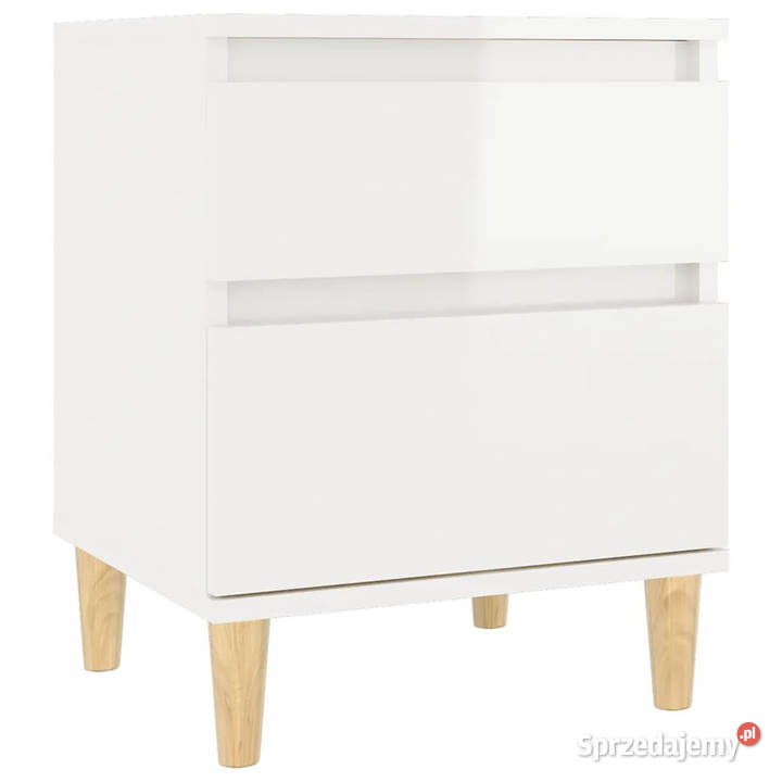 Szafka nocna biała wysoki połysk 40x35x50 mazowieckie sprzedam