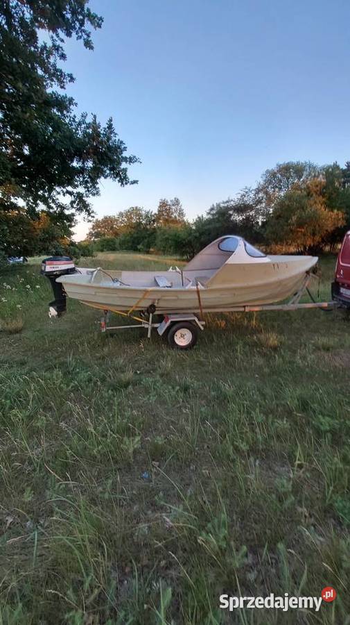 Łódka Łódź Wędkarska silnik 10 Yamaha przyczepa Jarocin