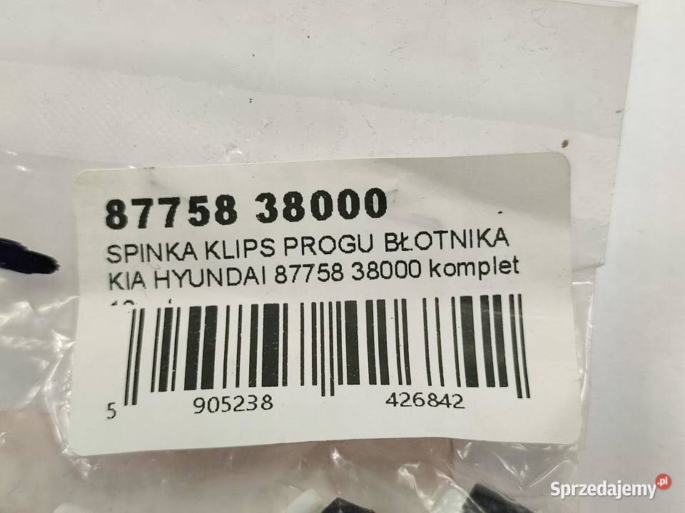 SPINKA PROGU BŁOTNIKA 16 KIA SORENTO I JC