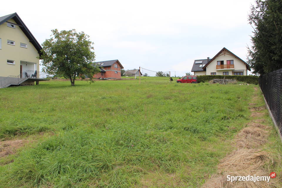 Działka w Radziszowie Konkurs ofert 81zł/m2 Radziszów