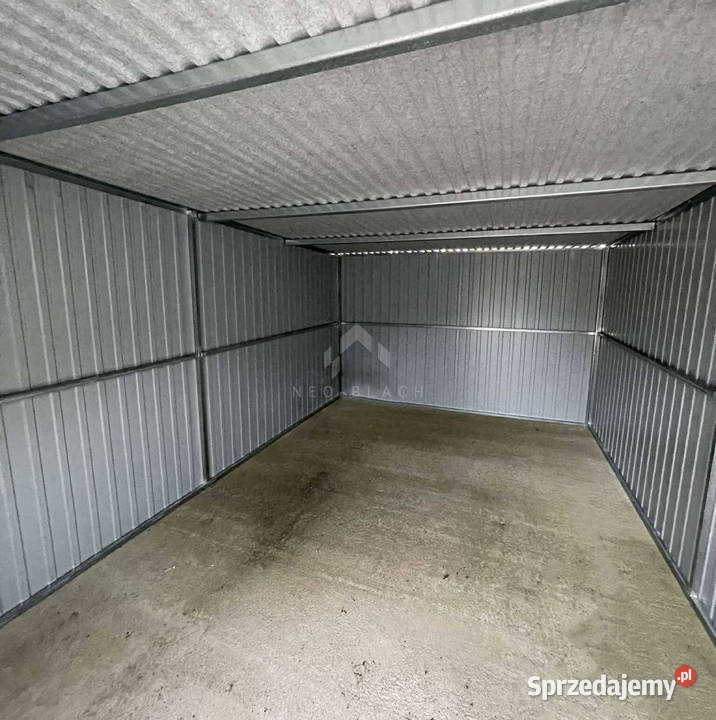 Garaż blaszany 3x6m Brama dwuskrzydłowa dach Dąbrowa Górnicza