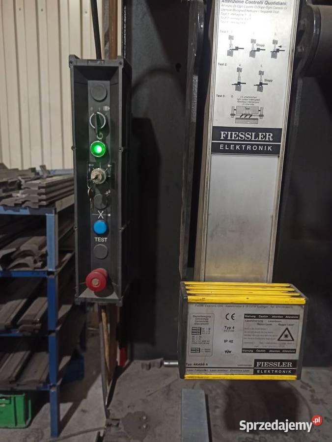 Prasa krawędziowa Amada HFT 130 ton 2005 bariery Wrocław sprzedam