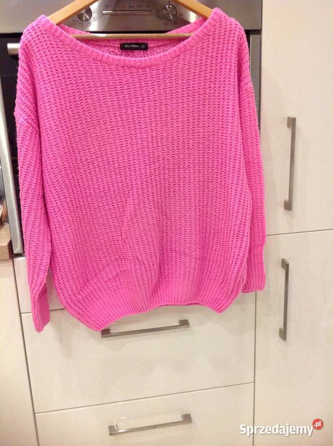 Różowy Sweter Damski OLA VOGA L Nowa Sól