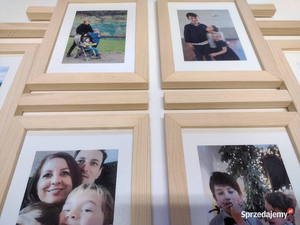 Drewniana Multirama Ramka Na 6 Zdjęć 15x21 Ramki i ramy kujawsko-pomorskie Bydgoszcz