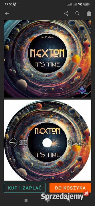 Nexton Its time Spacesynth 2024 CD 1 płyta Płyty i kasety Kraków