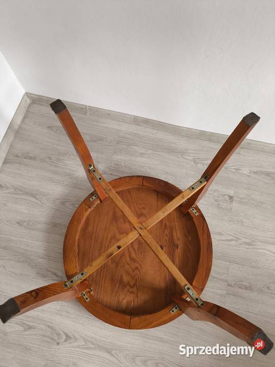 Stolik okrągły plus dwa krzesła Gliwice