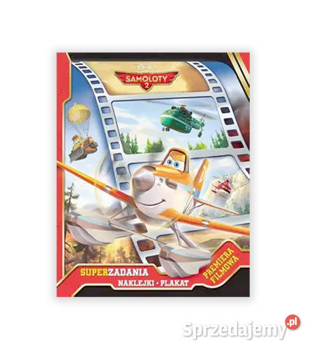 disney samoloty 2 super zadania naklejki książka Rzeszów sprzedam