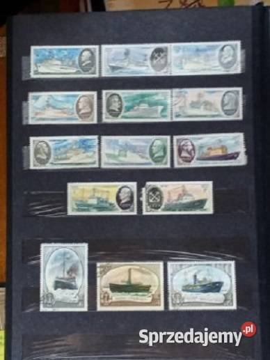 Kolekcja znaczków Znaczki pocztowe klaser PRL Filatelistyka
