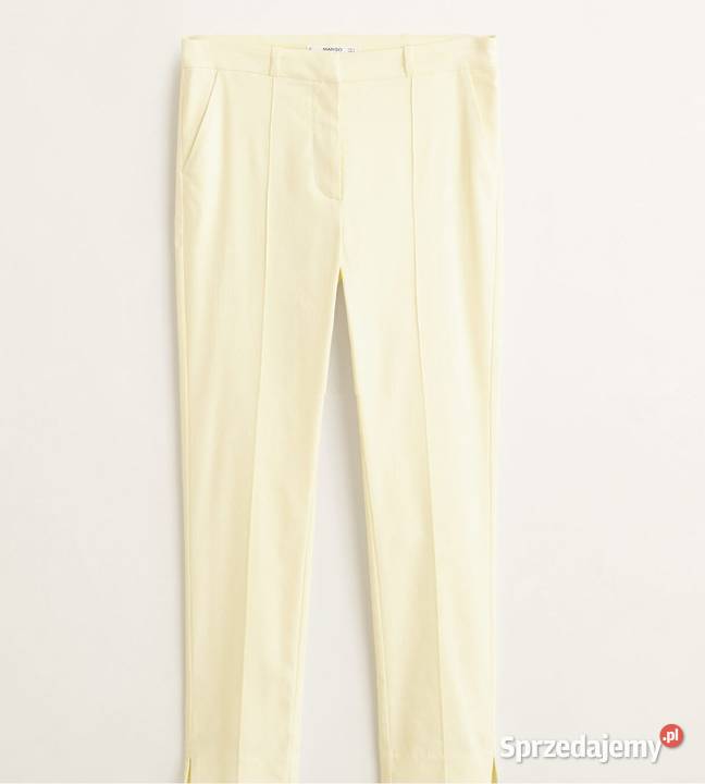 spodnie mango trousers 43038819 cytrynka r 36 S Spodnie Zamość