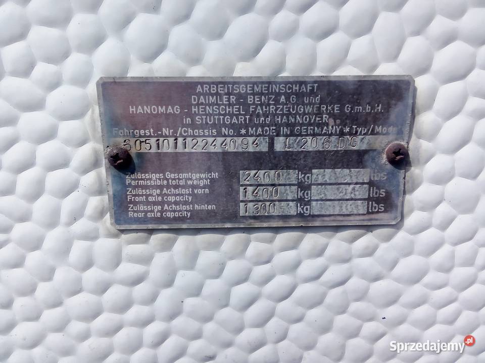 Hummer mobile L 206 Camper zabytek mercedes Biała Rawska