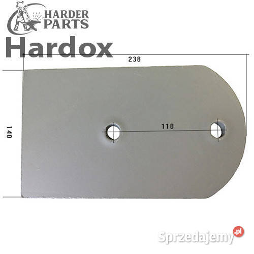 Nakładka HARDOX 1600220S części do pługa REGENT Suwałki sprzedam