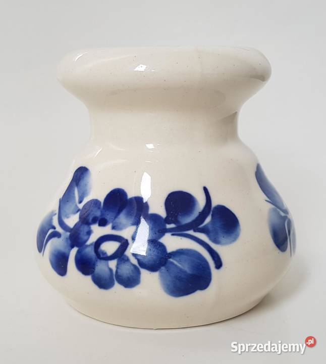 Świecznik porcelanowy porcelana fajans kaganek Legnica