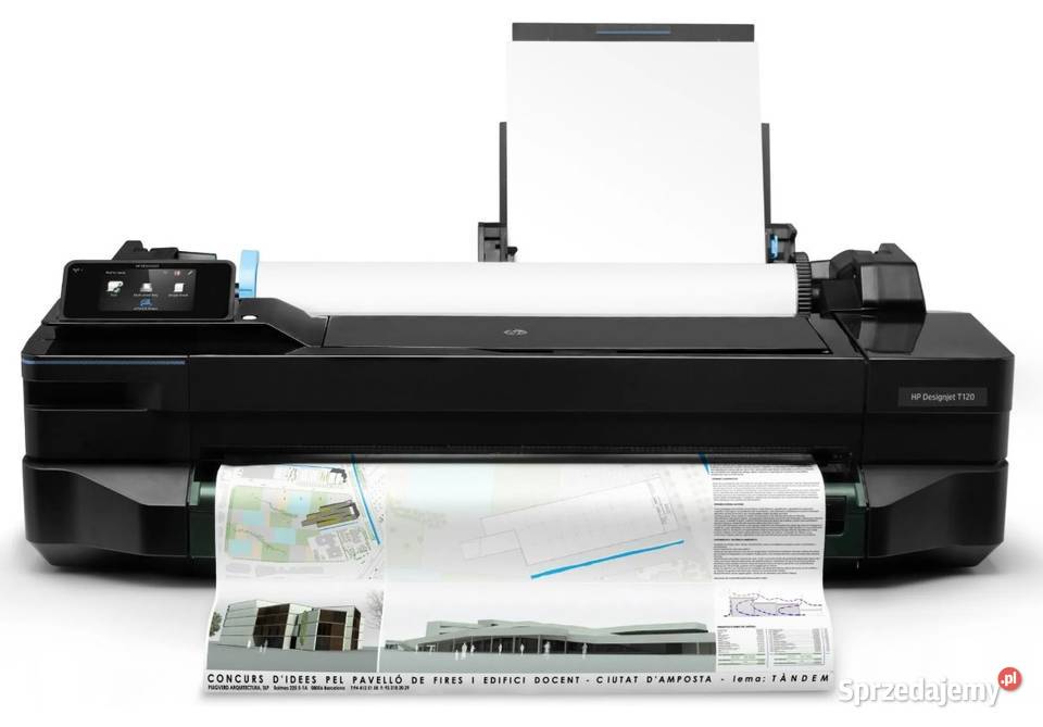 Używany Ploter HP DesignJet T120 24 przeglądzie Gdańsk sprzedam