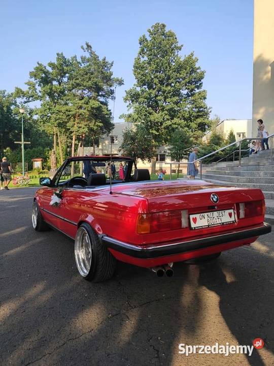 BMW E30 cabrio do ślubu sesji klip Otwock