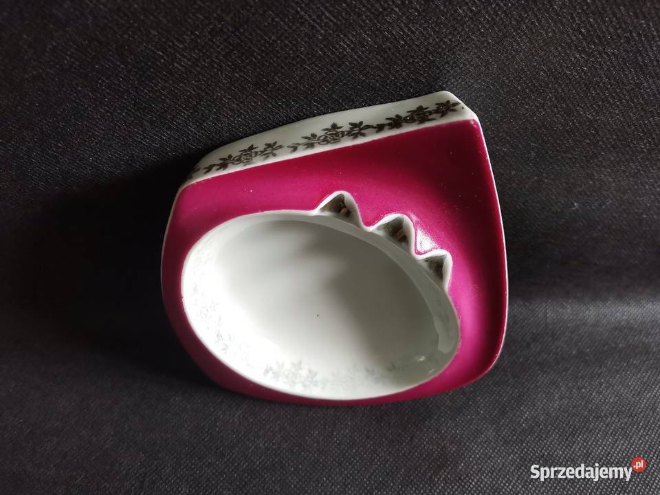 Stara popielniczka porcelana Bogucice PRL 1960