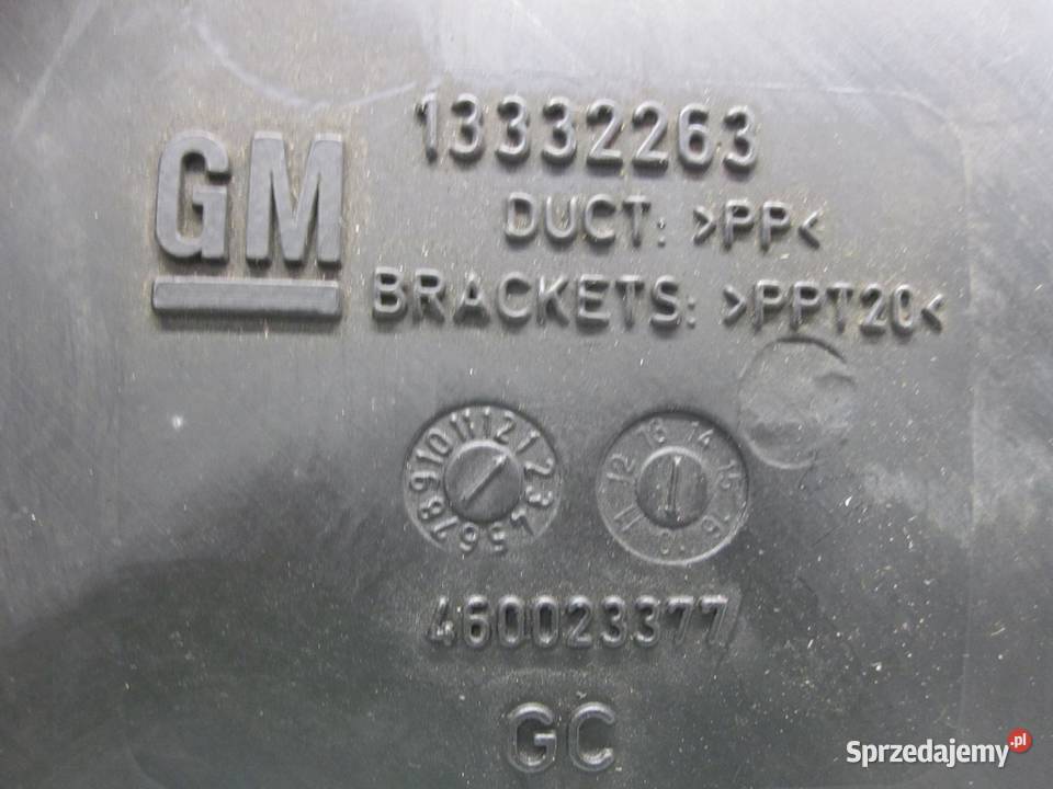 OPEL MERIVA B 10r rura dolot powietrza 13332263 osobowe świętokrzyskie