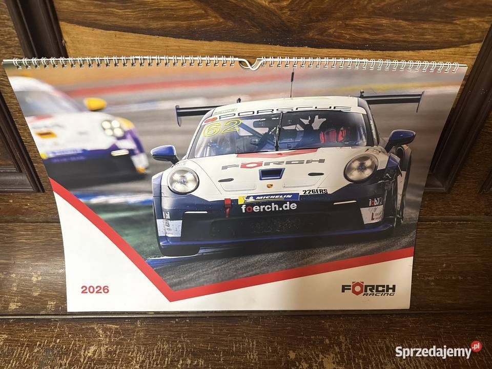 Kalendarz 2026 auta samochody racing rally do naprawa