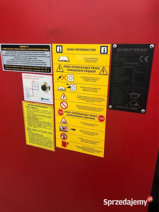 KOCIOŁ GRZEWCZY DEFRO DUO 25kW brykiet łódzkie Koluszki