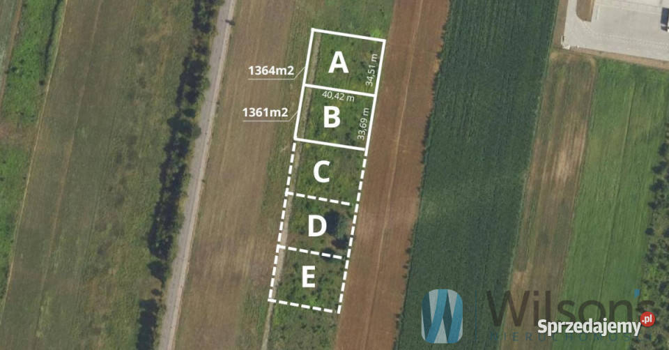 Działkę sprzedam 1364m2 Cząstków Mazowiecki mazowieckie sprzedam