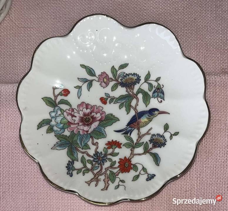 Talerzyk Aynsley Pembroke Z ptaszkiem na gałęzi Gdańsk sprzedam