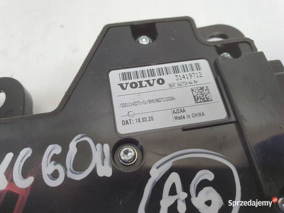 Volvo S90 II V60 II XC60 II XC90 II PRZEŁĄCZNIK Panele sterowania, przełączniki Chełm