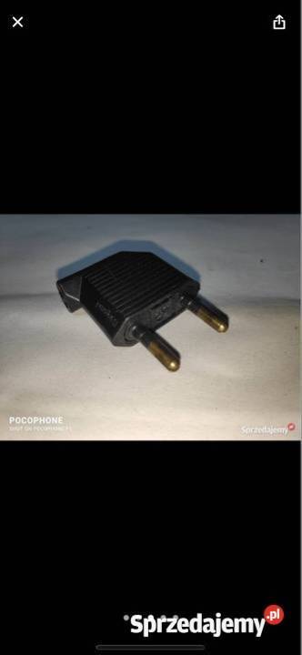 Wtyczka 230 V boczna czarna Gliwice