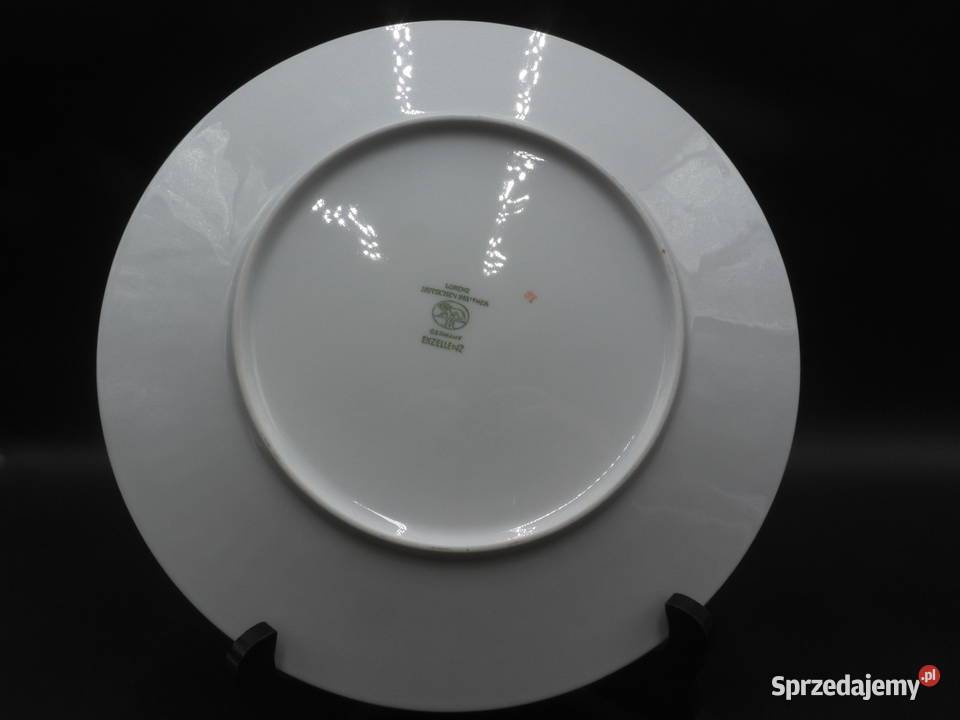 Porcelanowy talerz obraz zima Święta Raszków sprzedam