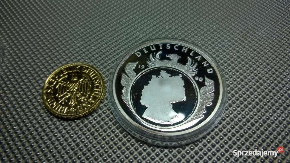 Medal Waluty Europejskie Niemcy 1990 mazowieckie Warszawa