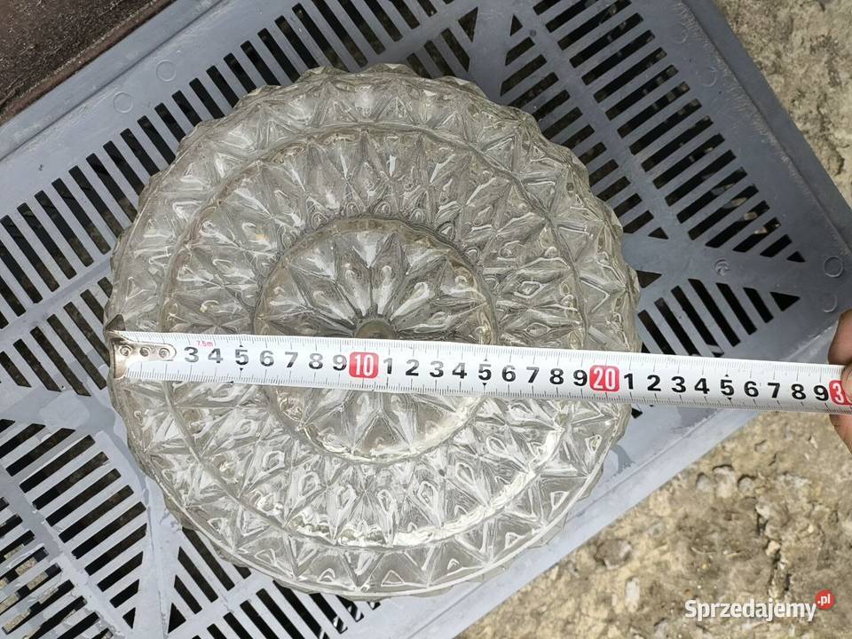 Klosz lampy kryształowy vintage stan Lampy wiszące Chrzanów