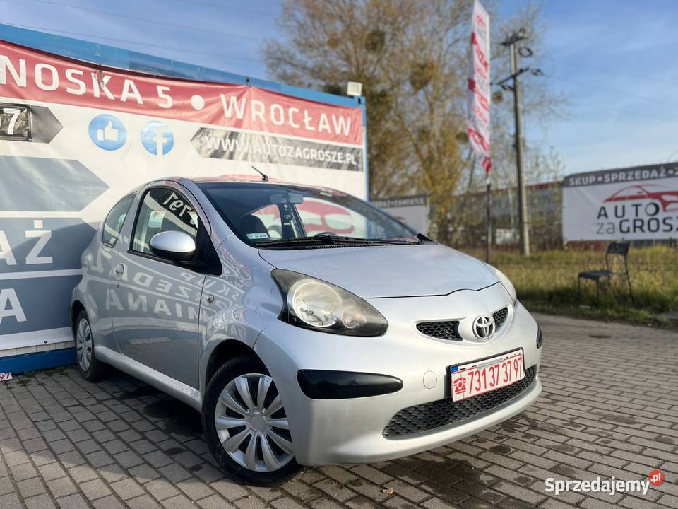 Toyota Aygo 10 Benzyna 2006 Klimatyzacja Wrocław sprzedam