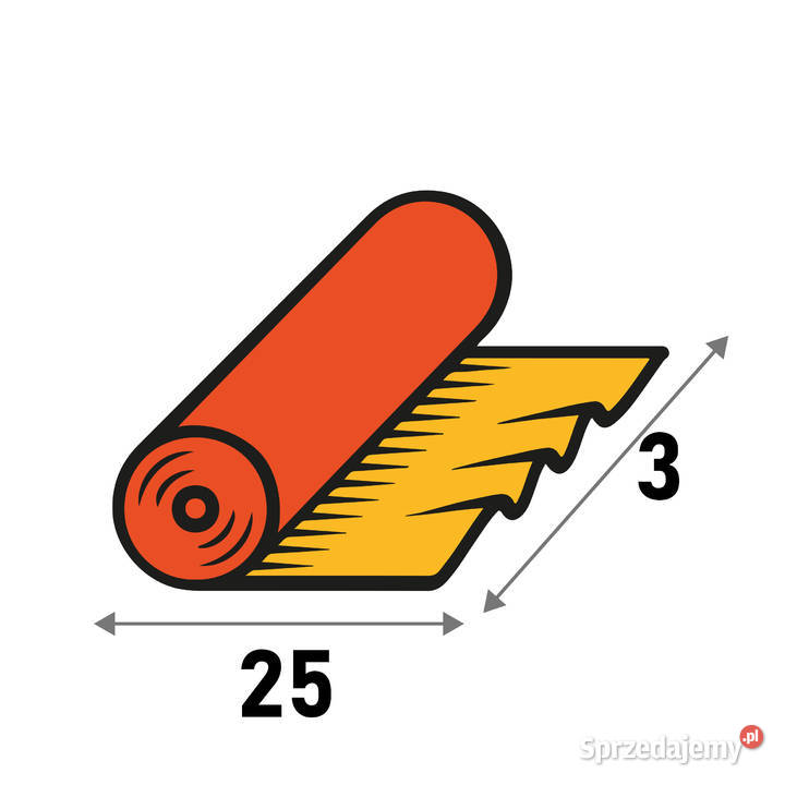 Geowłóknina POLIPROPYLENOWA 9kn 3x25 Kraków