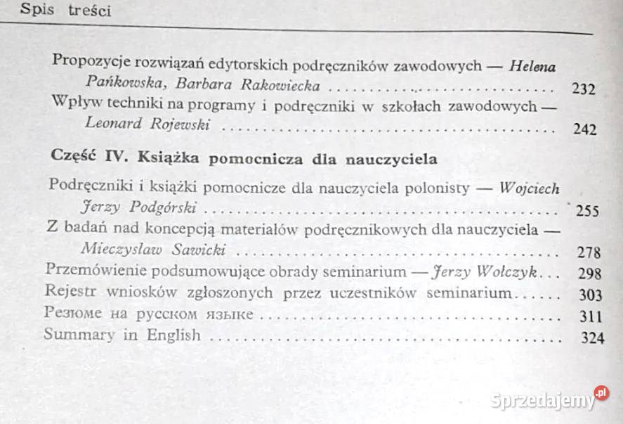 O nowoczesną koncepcję książki ucznia i sprzedam