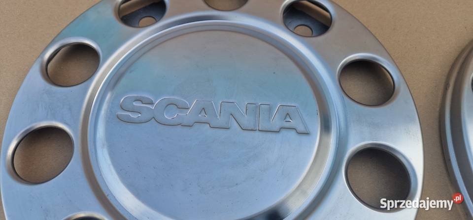 SCANIA KOŁPAK KOLPAKI OSŁONY KOŁA PRZÓD ORGINAŁ Bieleń