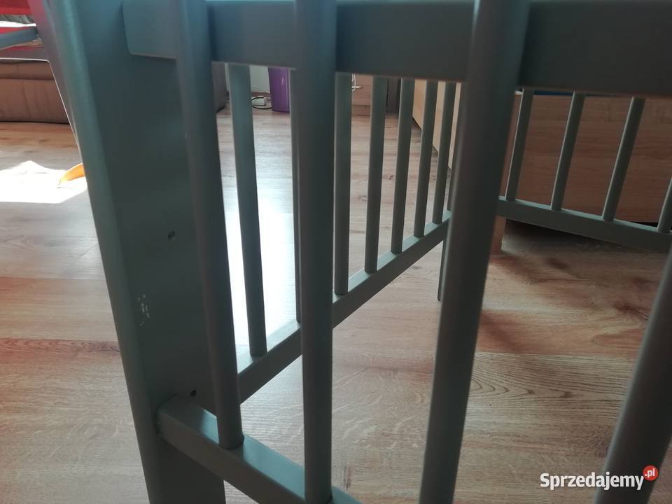 Łóżeczko dziecięce 12060 szare gray grey Złotów
