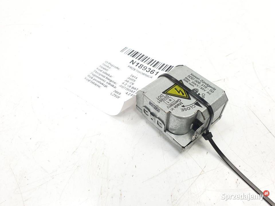 PRZETWORNICA AUDI A6 C6 5DD00831950 osobowe Pozostałe