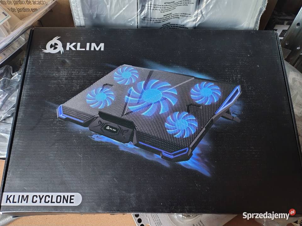 Podkładka chłodząca do laptopa KLIM Cyclone śląskie Zawiercie