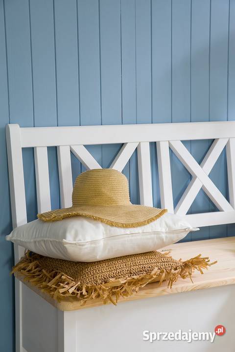 Drewniana ławka kuchenna z oparciem Stoły, krzesła, biurka Maków Podhalański