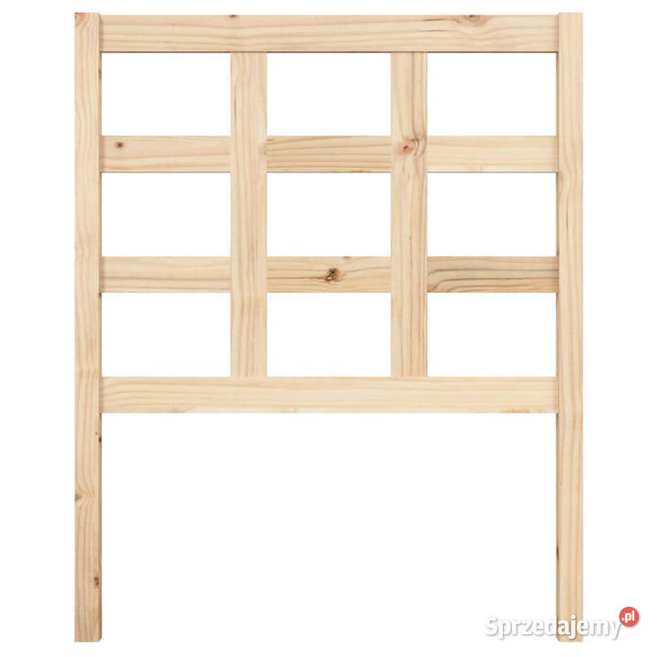 Wezgłowie łóżka 805x4x100 lite drewno sosnowe